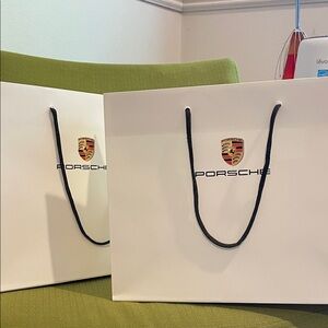 Porsche Design White Storage Bags